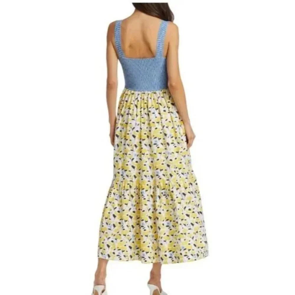 Tanya Taylor Size XL Gianna Printed Midi Dress - Picture 10 of 10